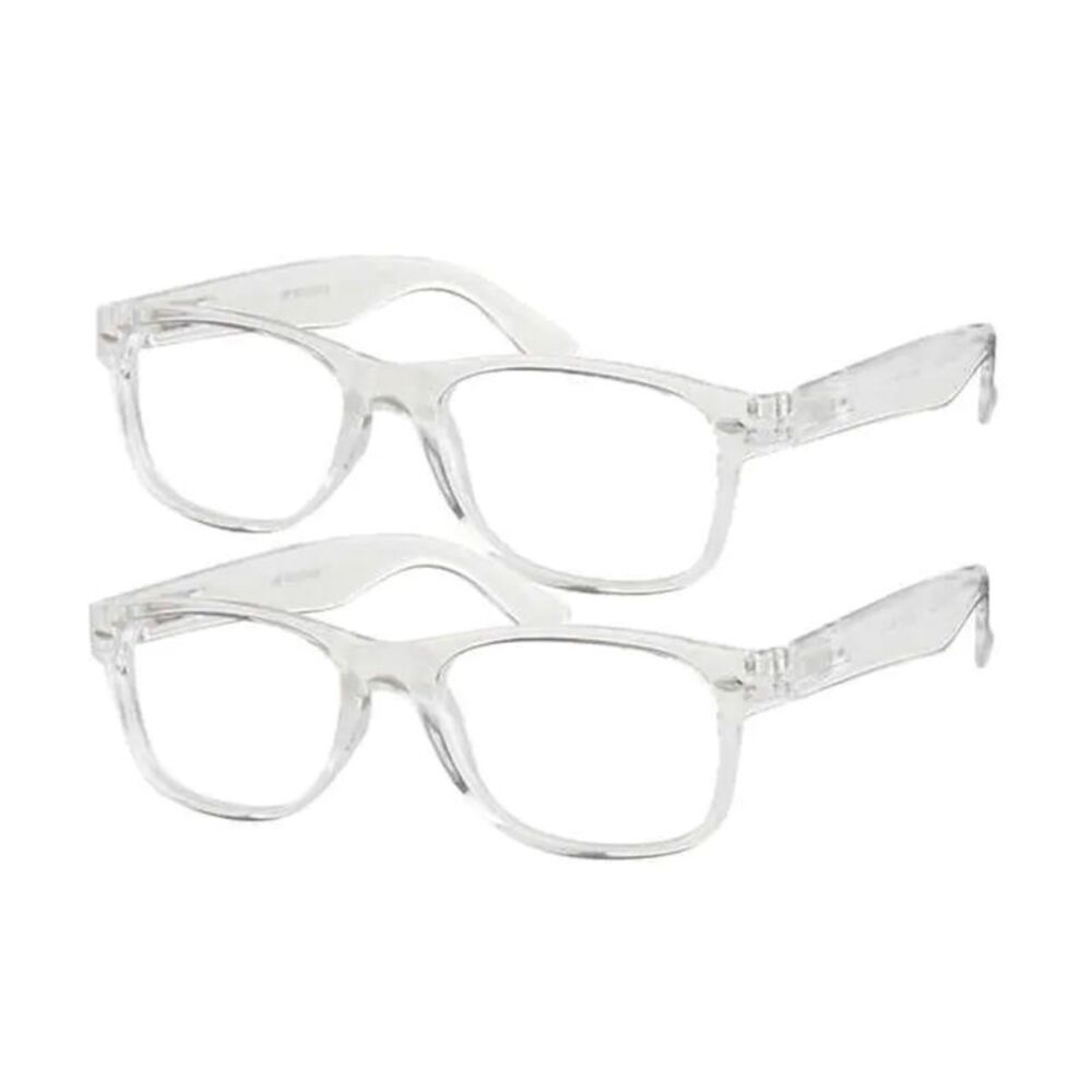 OWEN READING GLASSES 2 PAIRS (Crystal) +1.25